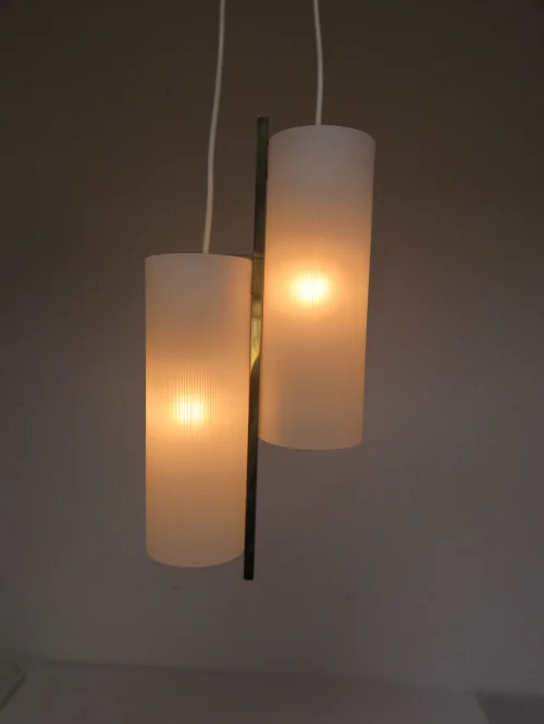 Bild 5 von 70s ceiling lamp Doria, glass lamp,