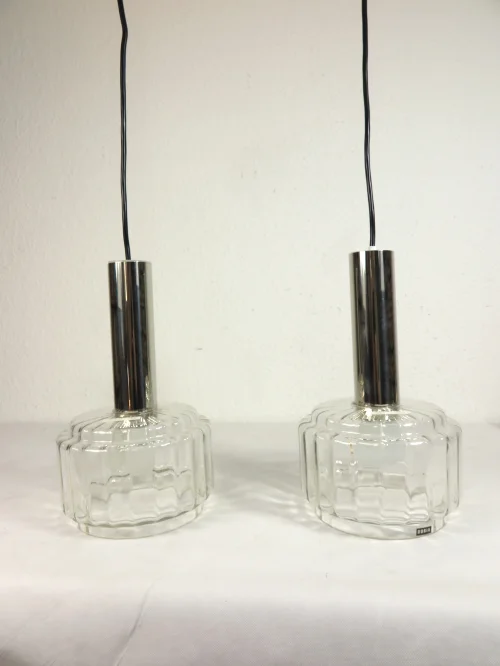 Bild 1 von 70s ceiling lamp, glass lamp,