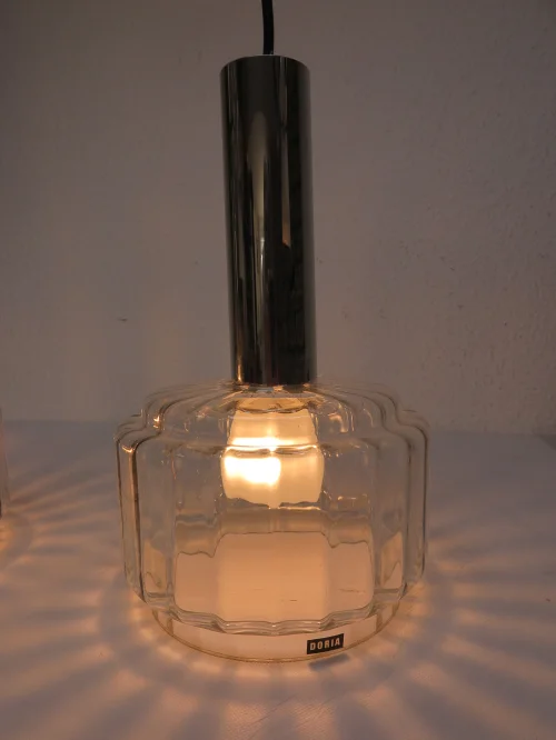 Bild 6 von 70s ceiling lamp, glass lamp,