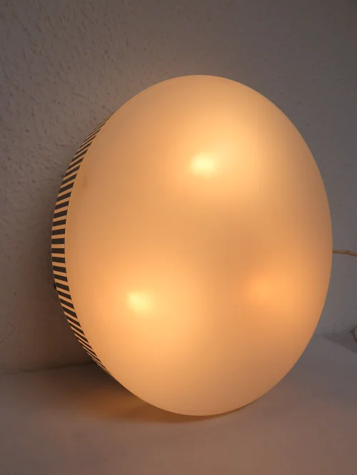 Bild 6 von 70s ceiling lamp, glass lamp, wall lamp