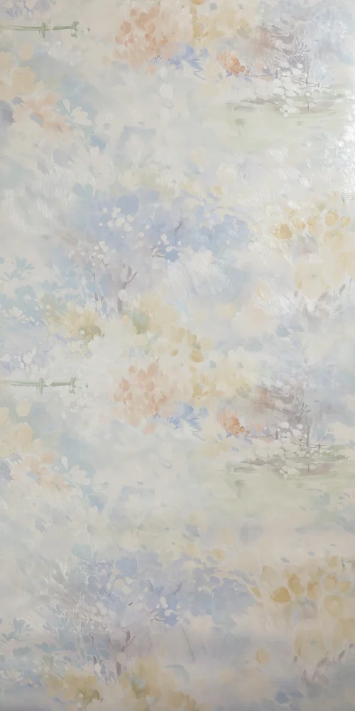 Vinyl Tapete Blütensturm