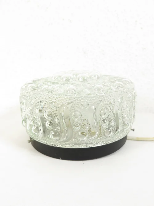 Bild 2 von plafonnier, lampe en verre, applique murale des années 70