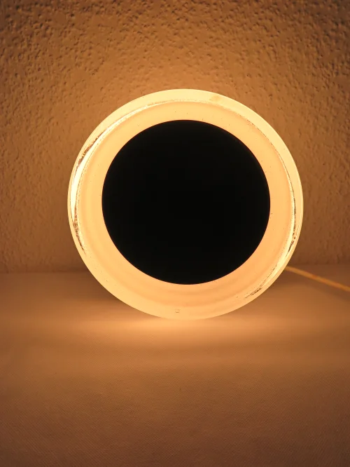 Bild 4 von 70er Deckenlampe, Glaslampe, Wandlampe