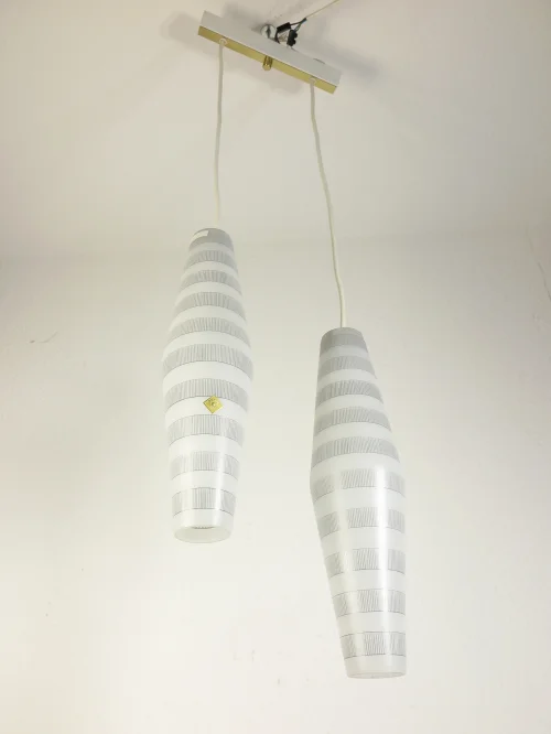 Bild 2 von plafonnier des années 70, lampe en verre Doria
