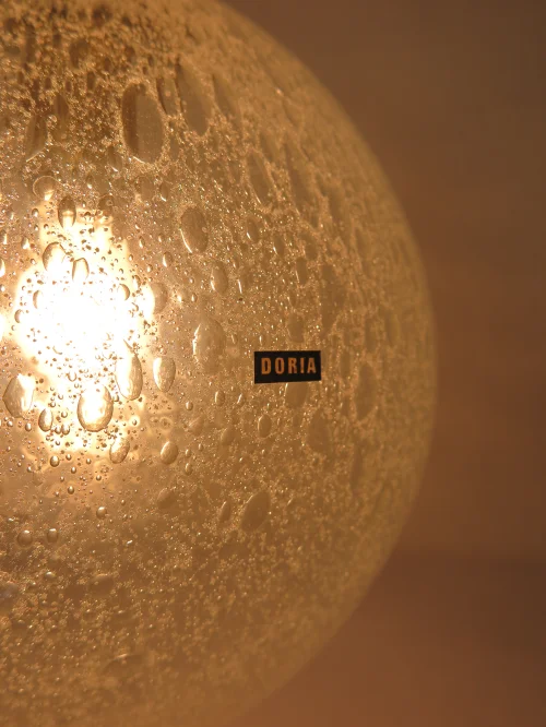 Bild 6 von plafonnier des années 70 , lampe en verre,