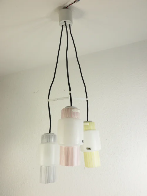 Bild 2 von 70er Deckenlampe , Glaslampe Doria