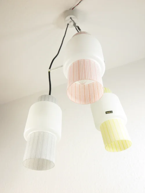 Bild 3 von 70er Deckenlampe , Glaslampe Doria