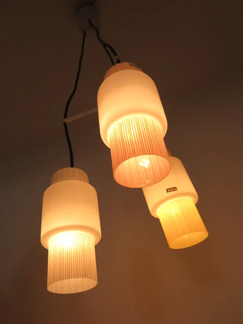 Bild 5 von 70er Deckenlampe , Glaslampe Doria