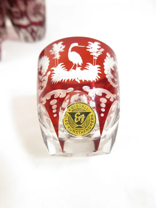 Bild 5 von 30er Weinbecher, weingläser, Bömisches Glas, Süßweinglas, Cherryglas